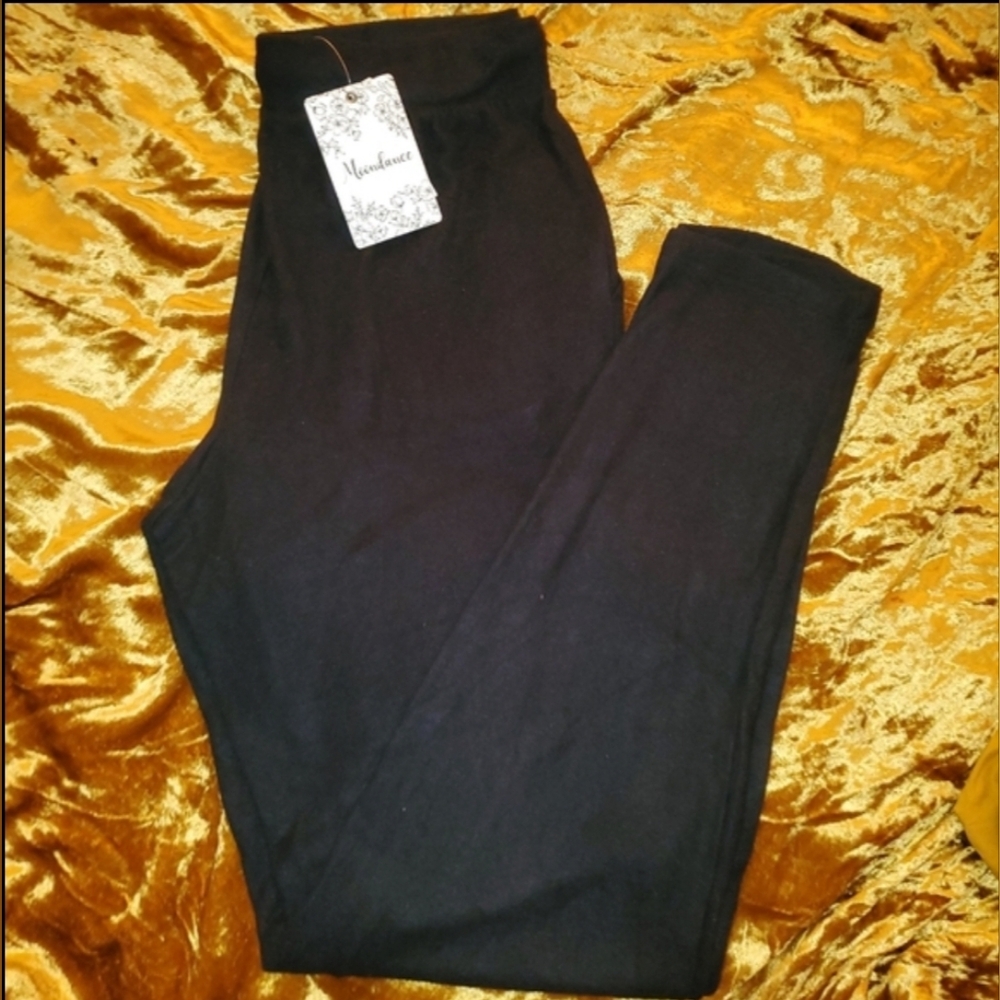 Moondance Black Fleece Jogger Sweatpants